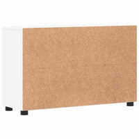Credenza Bianco 88,5 x 30,5 x 55,5 cm Legno multistrato 880291