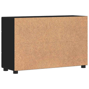 Credenza con porta Nero 88,5 x 30,5 x 55,5 cm Legno multistrato 880292