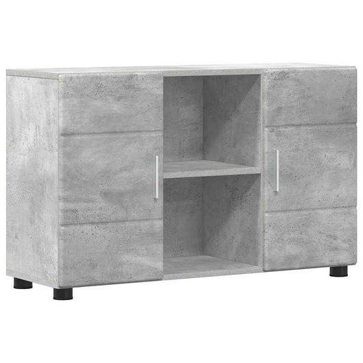 Credenza Grigio cemento 88,5 x 30,5 x 55,5 cm Legno multistrato 880294
