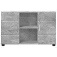 Credenza Grigio cemento 88,5 x 30,5 x 55,5 cm Legno multistrato 880294