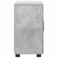Credenza Grigio cemento 88,5 x 30,5 x 55,5 cm Legno multistrato 880294