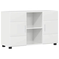 Credenza Bianco Lucido 88,5 x 30,5 x 55,5 cm Legno multistrato 880295