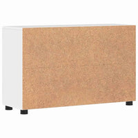 Credenza Bianco Lucido 88,5 x 30,5 x 55,5 cm Legno multistrato 880295