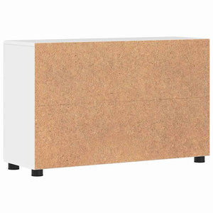 Credenza Bianco Lucido 88,5 x 30,5 x 55,5 cm Legno multistrato 880295