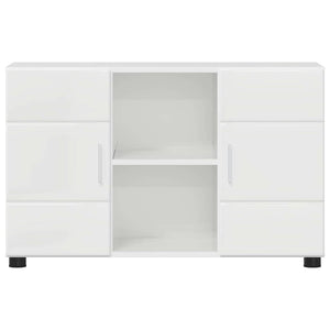 Credenza Bianco Lucido 88,5 x 30,5 x 55,5 cm Legno multistrato 880295