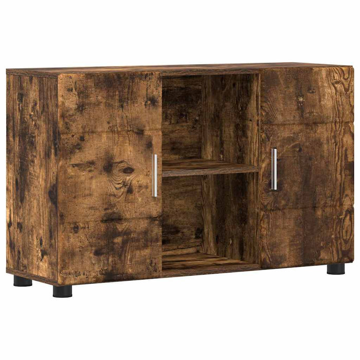 Credenza Rovere fumé 88,5 x 30,5 x 55,5 cm Legno multistrato 880296