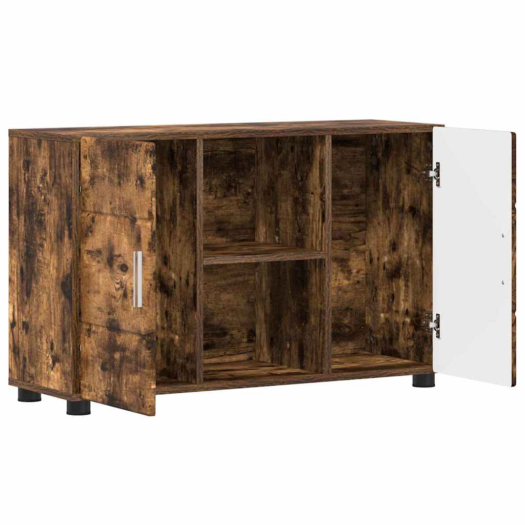 Credenza Rovere fumé 88,5 x 30,5 x 55,5 cm Legno multistrato 880296