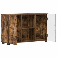Credenza Rovere fumé 88,5 x 30,5 x 55,5 cm Legno multistrato 880296