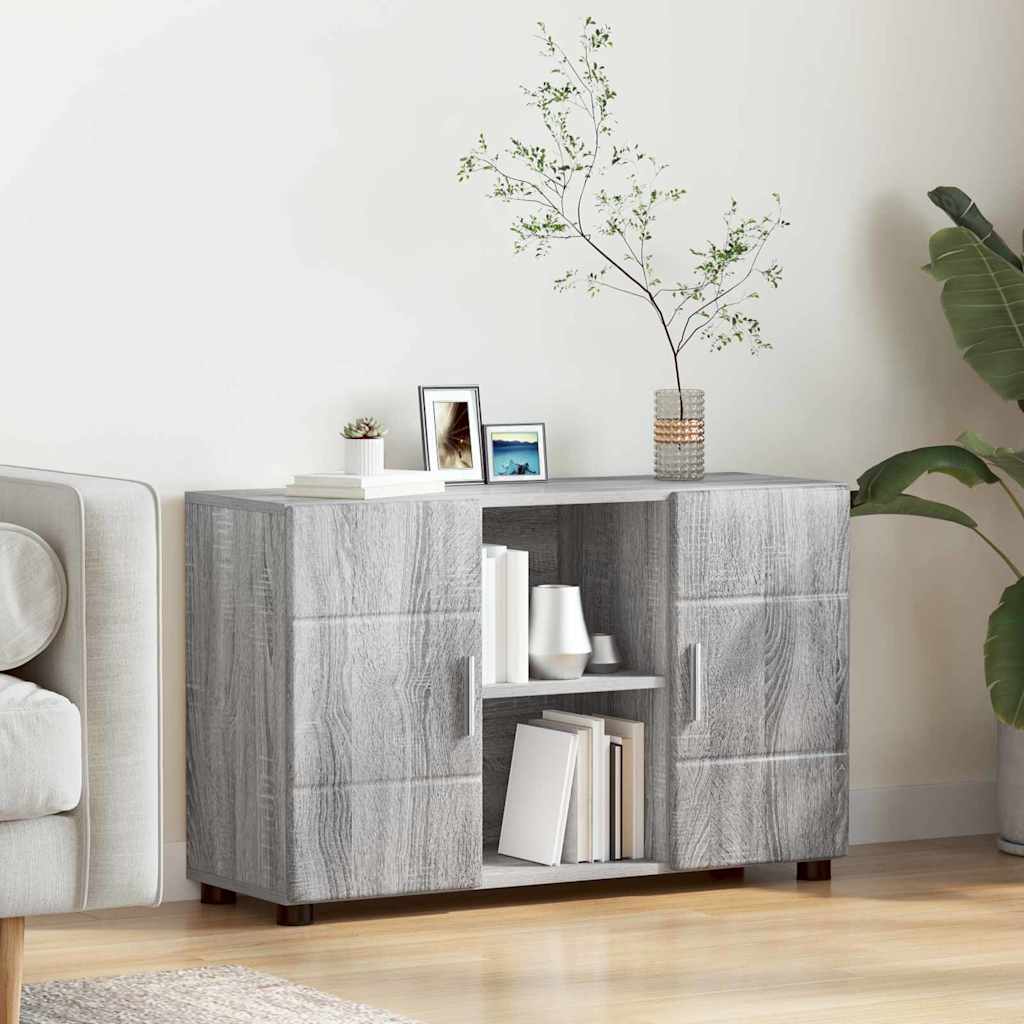 Credenza Grigio Sonoma 88,5 x 30,5 x 55,5 cm Legno multistrato 880297