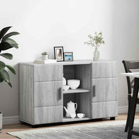 Credenza Grigio Sonoma 88,5 x 30,5 x 55,5 cm Legno multistrato 880297