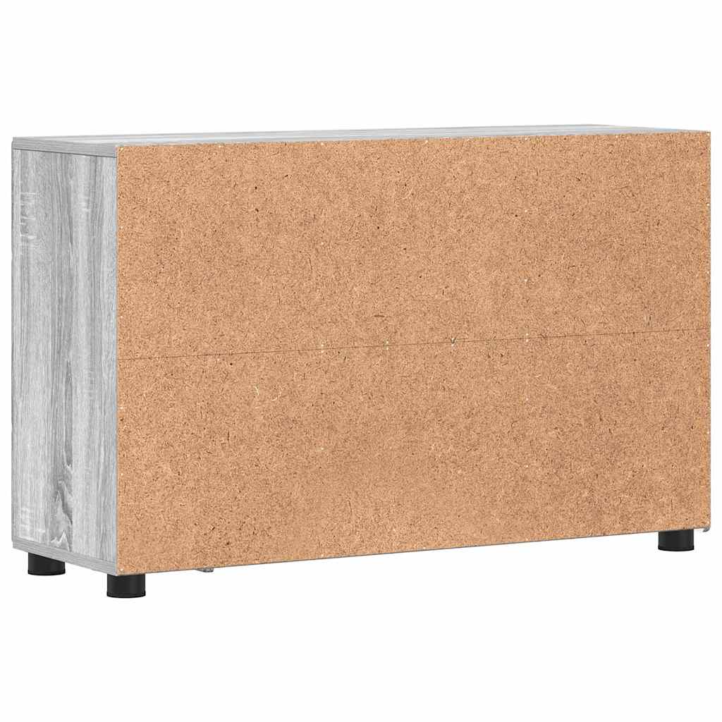 Credenza Grigio Sonoma 88,5 x 30,5 x 55,5 cm Legno multistrato 880297