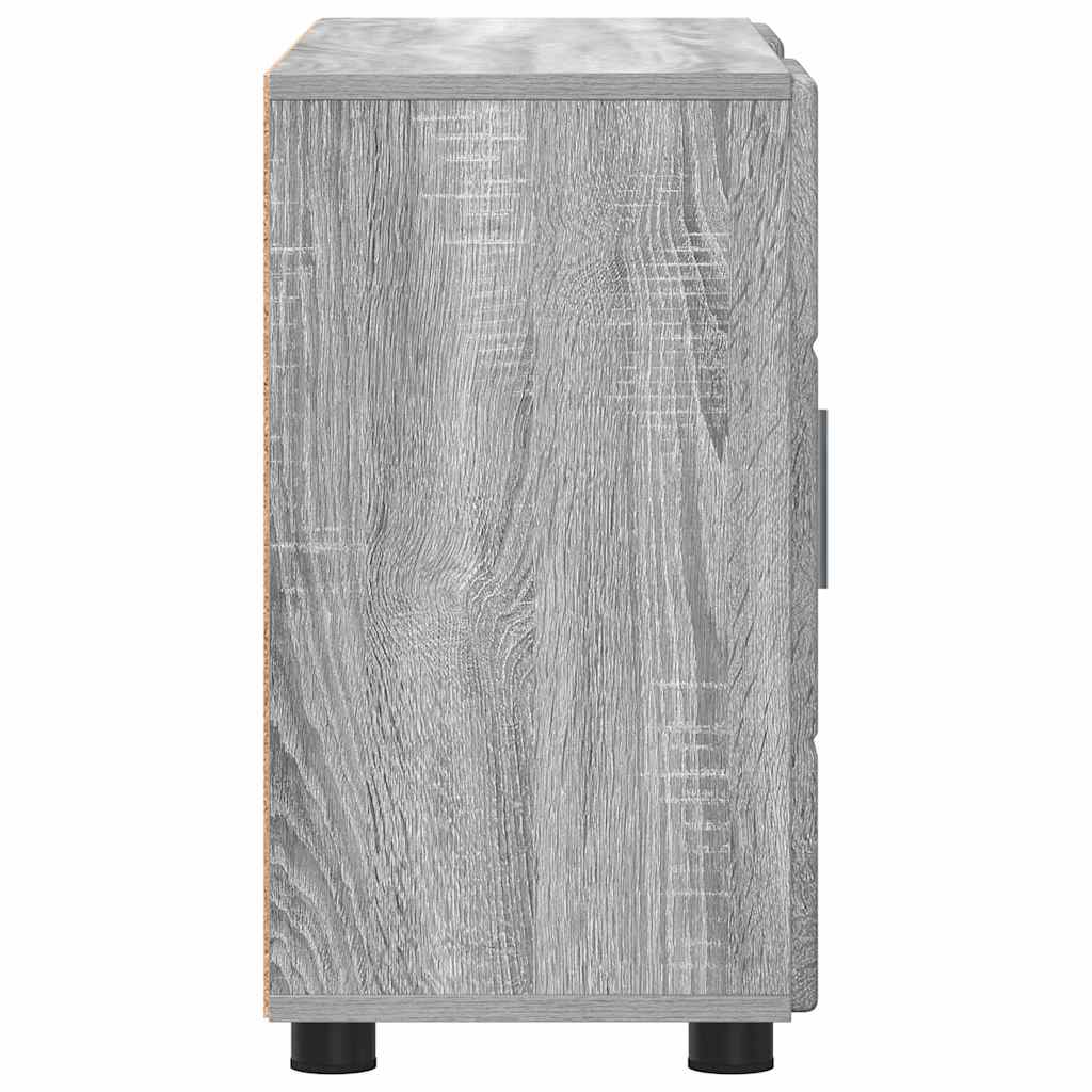 Credenza Grigio Sonoma 88,5 x 30,5 x 55,5 cm Legno multistrato 880297