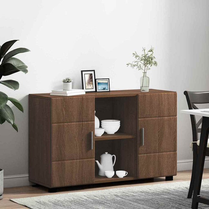 Credenza Rovere Marrone 88,5 x 30,5 x 55,5 cm Legno multistrato 880298