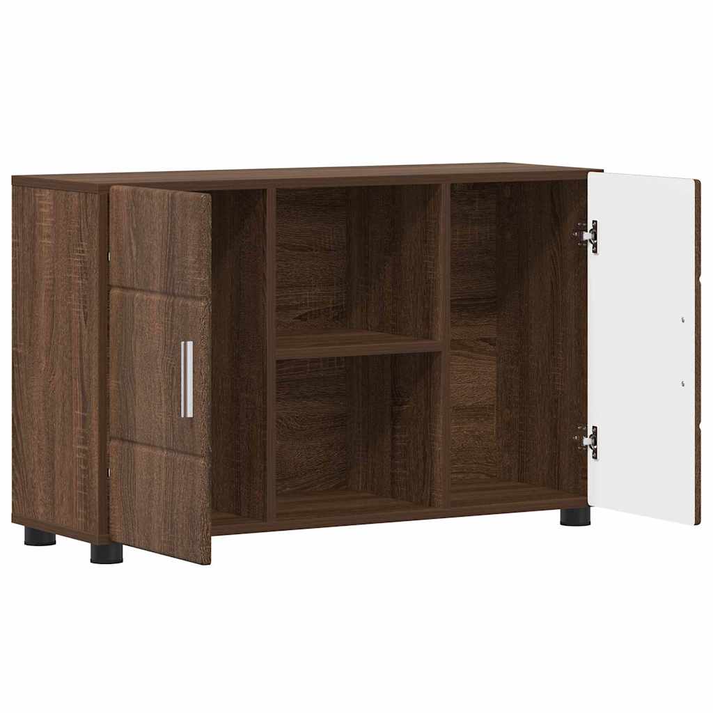 Credenza Rovere Marrone 88,5 x 30,5 x 55,5 cm Legno multistrato 880298