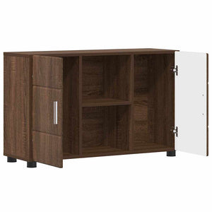 Credenza Rovere Marrone 88,5 x 30,5 x 55,5 cm Legno multistrato 880298