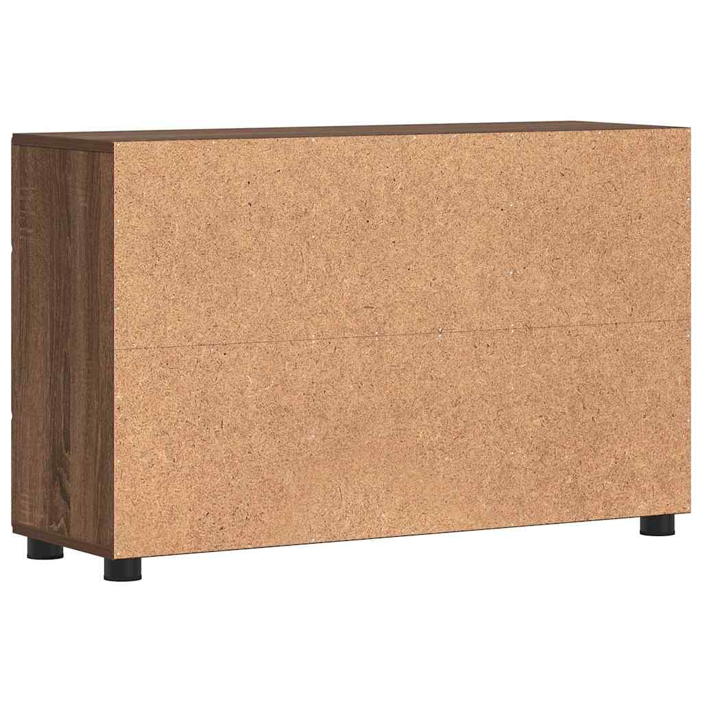 Credenza Rovere Marrone 88,5 x 30,5 x 55,5 cm Legno multistrato 880298