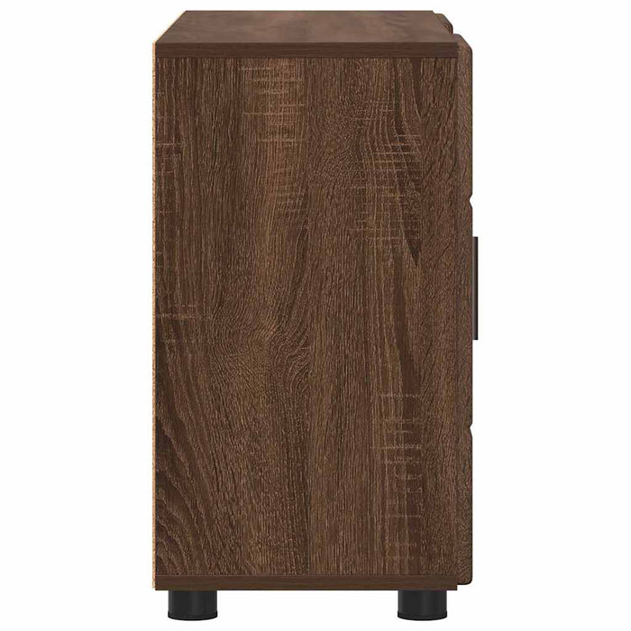 Credenza Rovere Marrone 88,5 x 30,5 x 55,5 cm Legno multistrato 880298