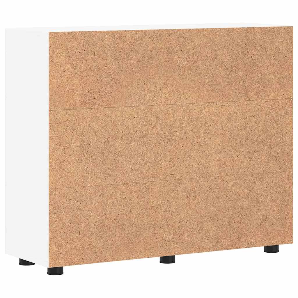 Credenza con porta Bianco 55.5 x 29 x 100 cm Legno multistrato 880301