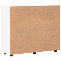 Credenza con porta Bianco 55.5 x 29 x 100 cm Legno multistrato 880301