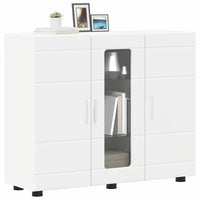 Credenza con porta Bianco 55.5 x 29 x 100 cm Legno multistrato 880301