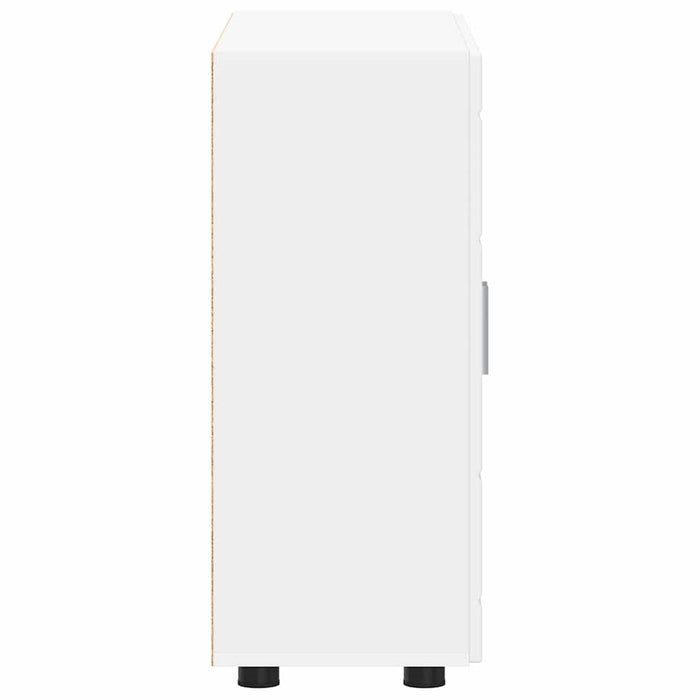 Credenza con porta Bianco 55.5 x 29 x 100 cm Legno multistrato 880301