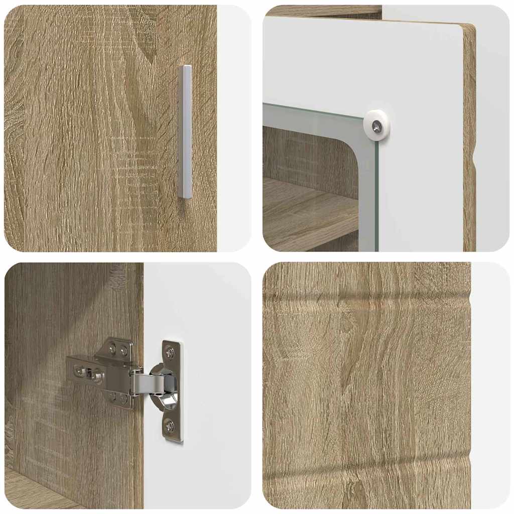 Credenza-Buffet-Armadio da cucina rovere sonoma 55,5 x 29 x 100 cm Legno multistrato