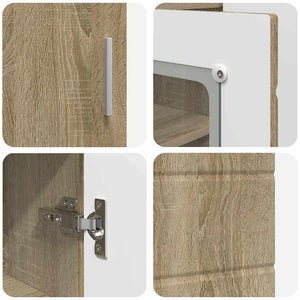 Credenza-Buffet-Armadio da cucina rovere sonoma 55,5 x 29 x 100 cm Legno multistrato