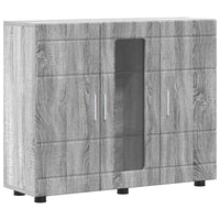 Credenza-Buffet-Armadio da cucina Grigio sonoma 55,5 x 29 x 100 cm Legno multistrato