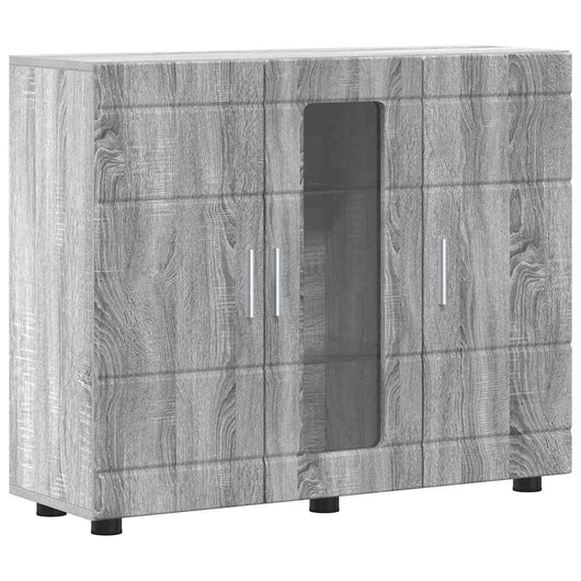 Credenza-Buffet-Armadio da cucina Grigio sonoma 55,5 x 29 x 100 cm Legno multistrato
