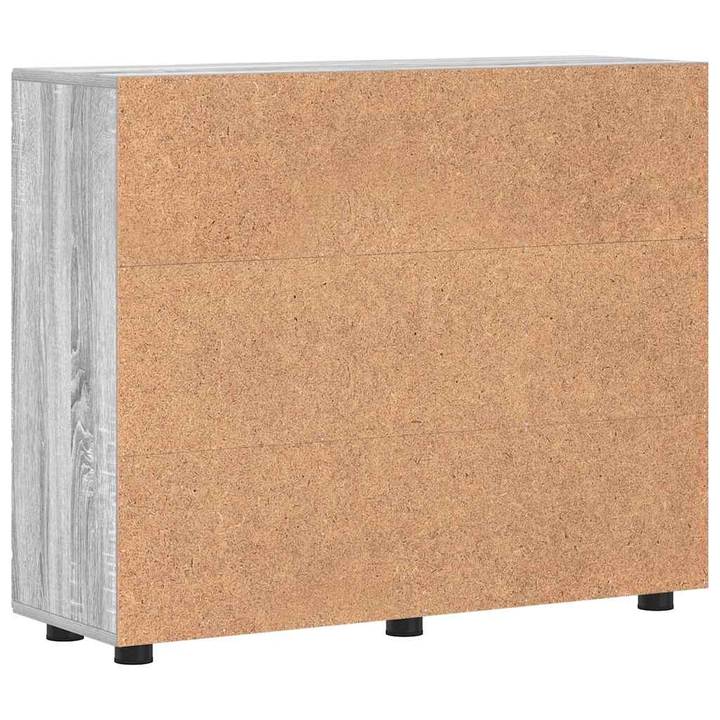 Credenza-Buffet-Armadio da cucina Grigio sonoma 55,5 x 29 x 100 cm Legno multistrato