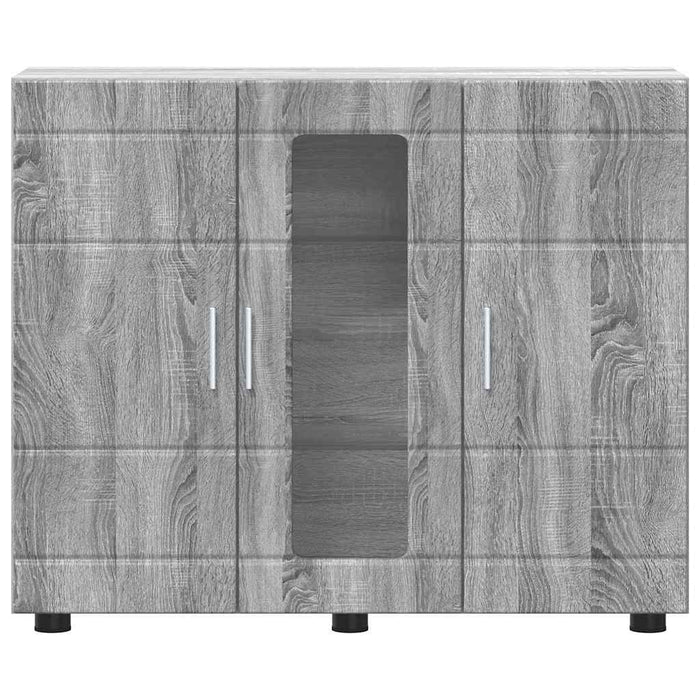 Credenza-Buffet-Armadio da cucina Grigio sonoma 55,5 x 29 x 100 cm Legno multistrato