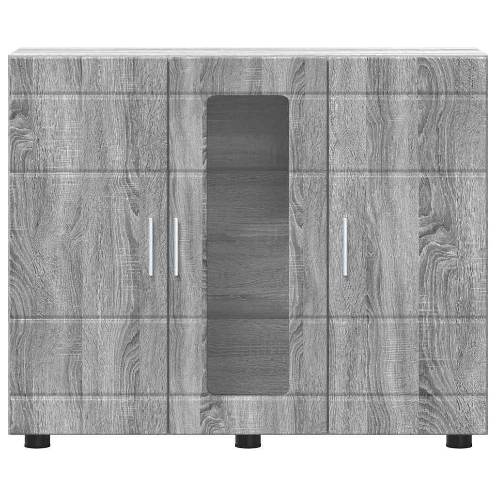 Credenza Grigio sonoma 55.5 x 29 x 100 cm Legno multistrato 880307
