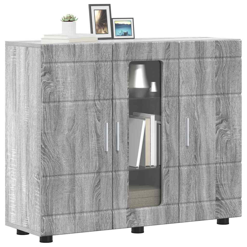 Credenza Grigio sonoma 55.5 x 29 x 100 cm Legno multistrato 880307