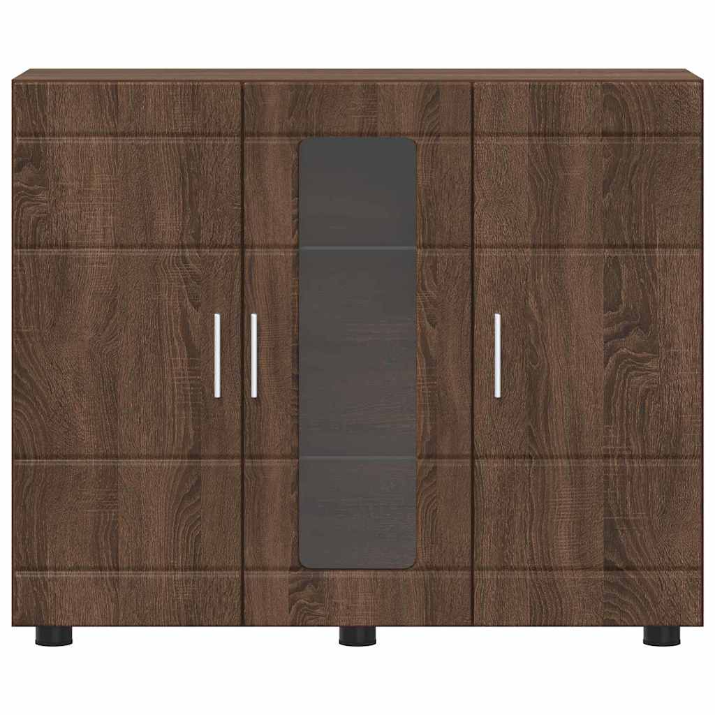 Credenza Rovere marrone 55.5 x 29 x 100 cm Legno multistrato 880308