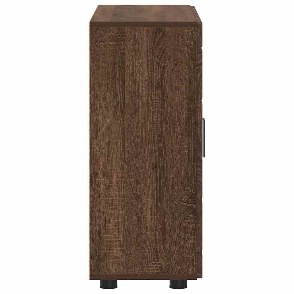Credenza Rovere marrone 55.5 x 29 x 100 cm Legno multistrato 880308
