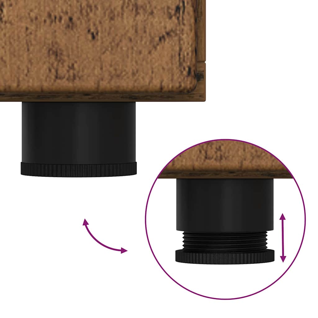 Credenza Legno vecchio 55.5 x 29 x 100 cm Legno multistrato 880309