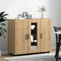 Credenza con lo scaffale rovere artigianale 55.5 x 29 x 100 cm 880310