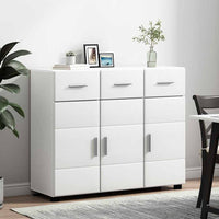 Credenza con porta Bianco 88,5 x 30,5 x 73 cm Legno multistrato 880311