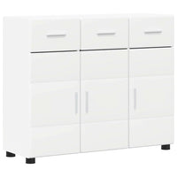 Credenza con porta Bianco 88,5 x 30,5 x 73 cm Legno multistrato 880311