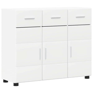 Credenza con porta Bianco 88,5 x 30,5 x 73 cm Legno multistrato 880311