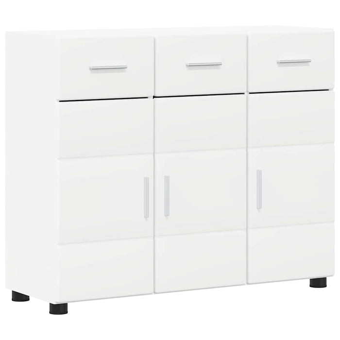 Credenza con porta Bianco 88,5 x 30,5 x 73 cm Legno multistrato 880311