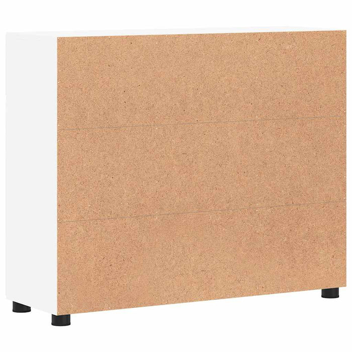 Credenza con porta Bianco 88,5 x 30,5 x 73 cm Legno multistrato 880311