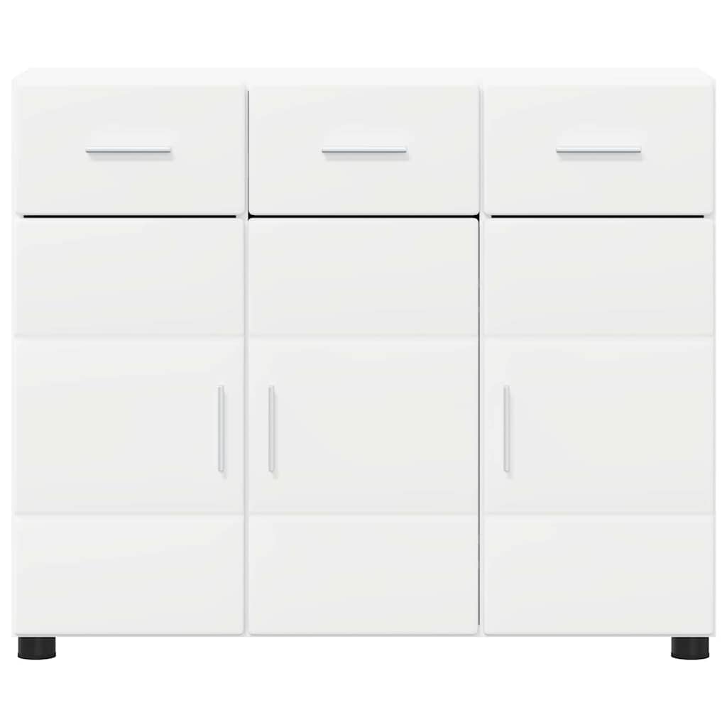 Credenza con porta Bianco 88,5 x 30,5 x 73 cm Legno multistrato 880311