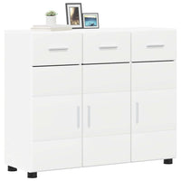 Credenza con porta Bianco 88,5 x 30,5 x 73 cm Legno multistrato 880311