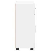 Credenza con porta Bianco 88,5 x 30,5 x 73 cm Legno multistrato 880311