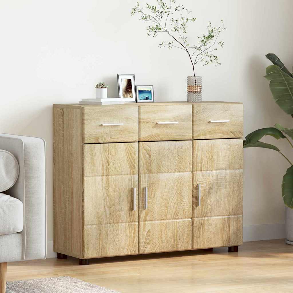 Credenza Rovere Sonoma 88,5 x 30,5 x 73 cm Legno multistrato 880313