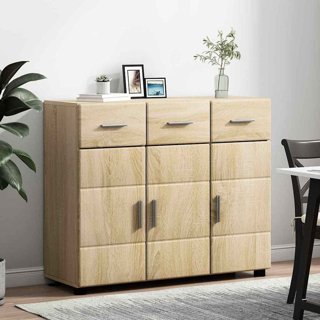 Credenza Rovere Sonoma 88,5 x 30,5 x 73 cm Legno multistrato 880313