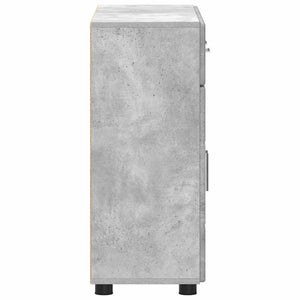 Credenza Grigio cemento 88,5 x 30,5 x 73 cm Legno multistrato 880314