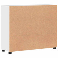 Credenza Bianco Lucido 88,5 x 30,5 x 73 cm Legno multistrato 880315