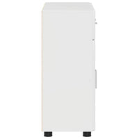 Credenza Bianco Lucido 88,5 x 30,5 x 73 cm Legno multistrato 880315